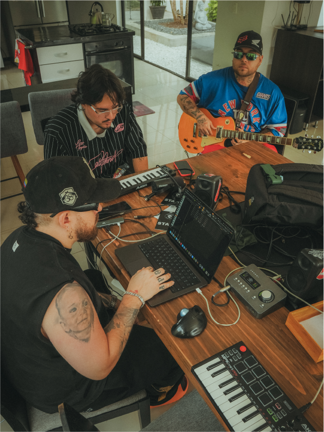 Productor musical en consola